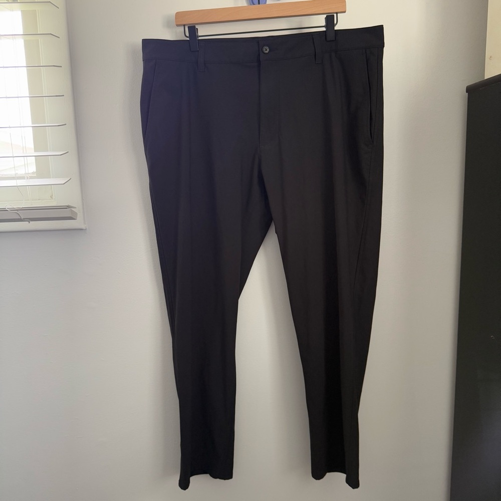 FootJoy W40 L30 Performance Straight Fit Trouser Pants Black Outdoor Travel Golf